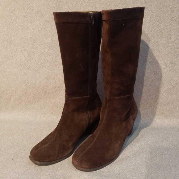 Nordstrom suede wedge boot - Picture 3 of 6